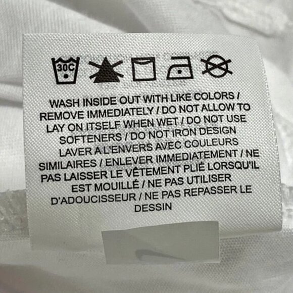 NIKE Dri-Fit Tee Men's Large White Standard Fit Just Do It Logo Short Sleeve NWT - Picture 4 of 12